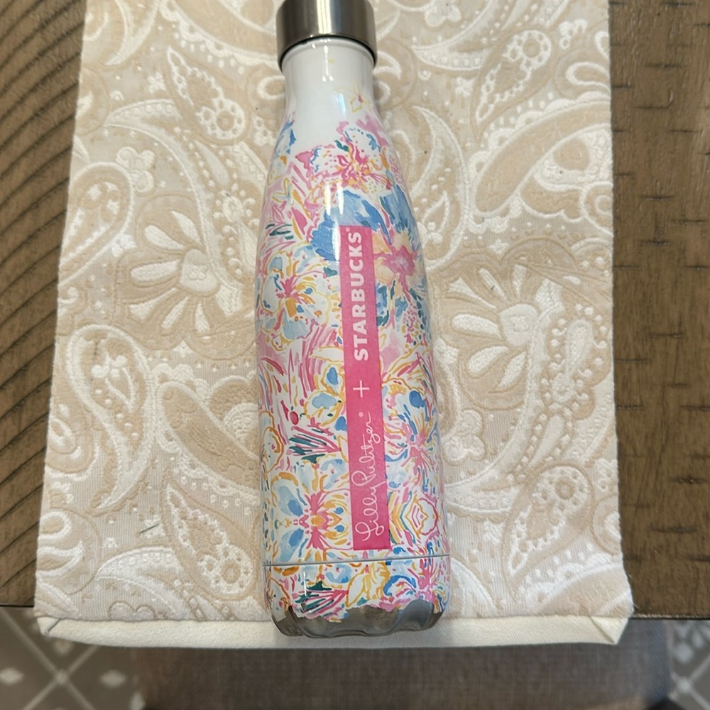 Starbucks x Lilly Pulitzer slim water bottle